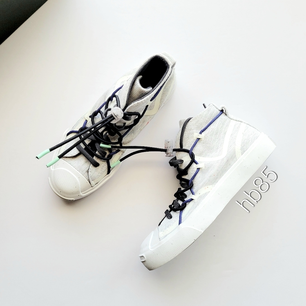 Converse Jack Purcell Rally Mid  White Storm Wind Women's 5.5